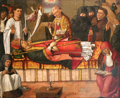 The Death of St Martin by Nicolás Falcó