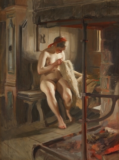 The Flea by Anders Zorn