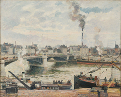 The Great Bridge, Rouen (Le Grand Pont, Rouen) by Camille Pissarro