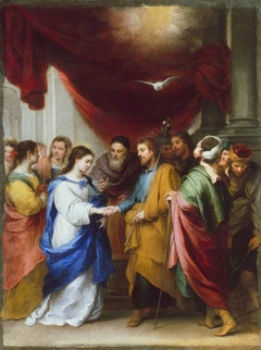 The Marriage of the Virgin by Bartolomé Esteban Murillo