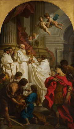 The Mass of Saint Basil by Pierre Subleyras