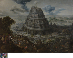 The tower of Babel by Marten van Valckenborch