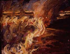 The Veldt Ablaze at Ukamba by Akseli Gallen-Kallela