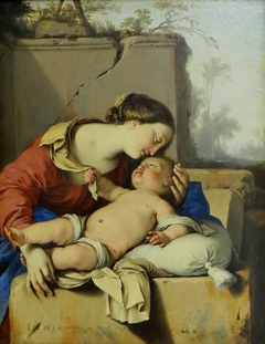 The Virgin and Child by Laurent de La Hyre
