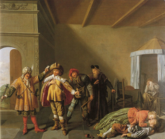 Theatre Scene from Lucelle by Bredero by Jan Miense Molenaer