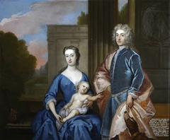 Thomas Hesketh, MP (1698-1735), his wife Martha St Amand, Mrs Thomas Hesketh (d.1782) and a Son by Anonymous