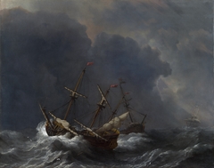Three Ships in a Gale