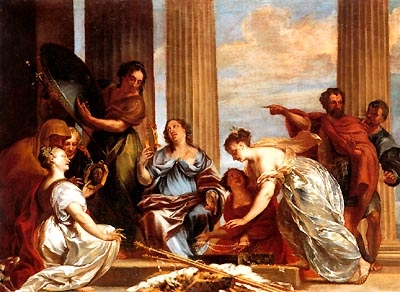 Ulysses discovers Achilles dressed up as a girl