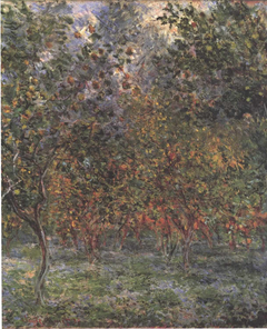 Under the lemon trees by Claude Monet