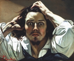 Le Désespéré / The Desperate Man by Gustave Courbet