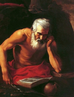 The penitent St. Jerome by Leonello Spada