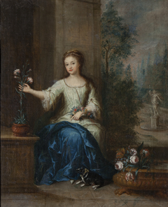 Ursula Christina Reiniera van Reede (1719-1747). Eerste echtgenote van Jan Maximilaan van Tuyll van Serooskerken by Marcus Lodovicus Antonius Clifford
