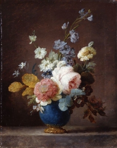Vase de fleurs by Anne Vallayer-Coster