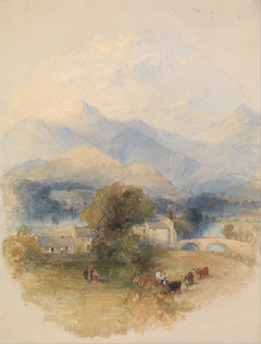 View from Mr. Southey's House, Keswick by Thomas Creswick