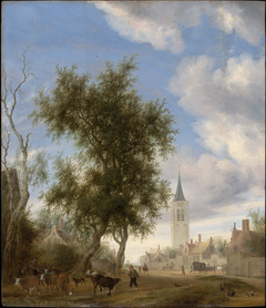 View of Beverwijk by Salomon van Ruysdael
