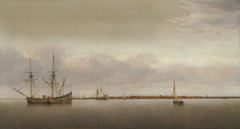 View of Hoorn by Abraham de Verwer