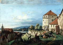 View of Pirna, from Sonnestein Castle by Bernardo Bellotto