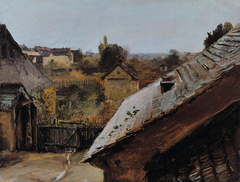 View of Roofs and Gardens by Carl Blechen