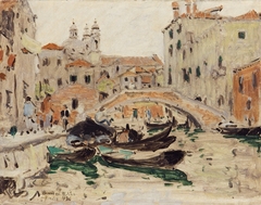 View of the Canal, Venice by Denman Ross