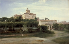 View of the Quirinal Palace, Rome by François Marius Granet