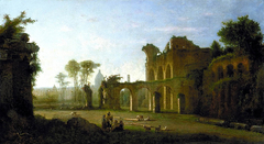 View of the Temple of Peace in the Roman Forum by George Loring Brown