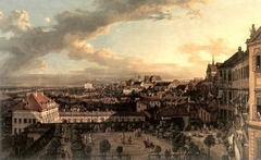 View of Warsaw from the terrace of the Royal Castle by Bernardo Bellotto