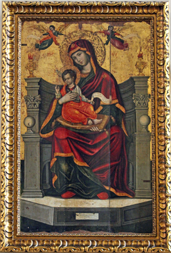Virgin and Child Enthroned (Tzanes) by Konstantinos Tzanes