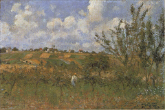 Vue depuis la côte des Gratte-Coqs, Pontoise by Camille Pissarro