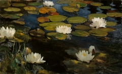 Water Lilies, Study for the Youth and a Mermaid
