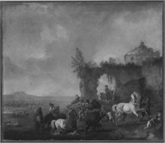 Watering Horses by Philips Wouwerman