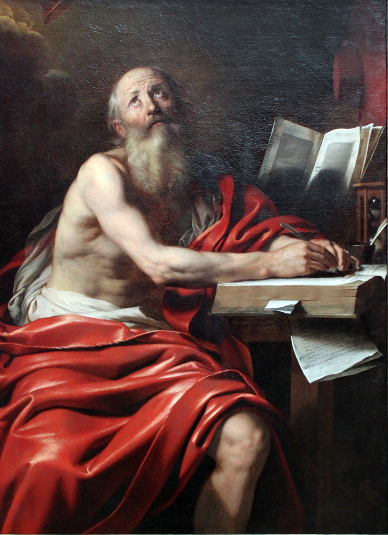 Writing St. Hieronymus - Saint Jerome Writing