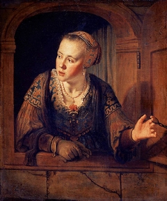Young Woman at a Window by Jan Victors