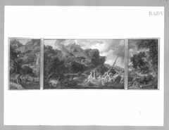 3 scenes from Odyssee by Friedrich Preller the Elder