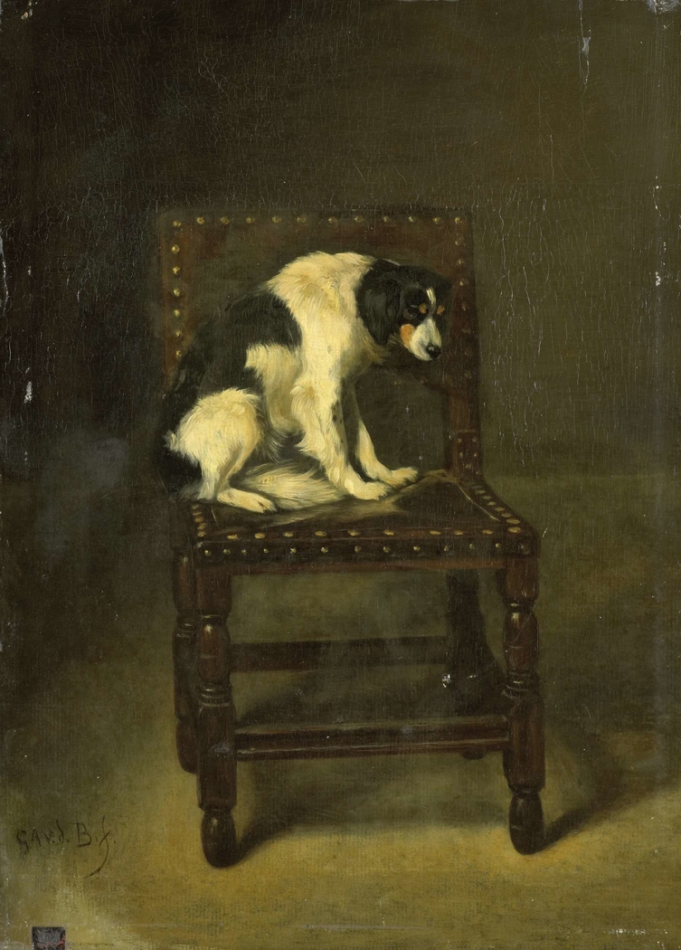 A Dog on a Chair