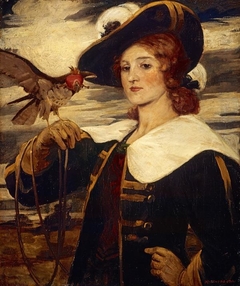 A Girl with a Hawk by Robert Burns