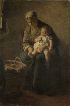 A Mother with her Child by Albert Neuhuys