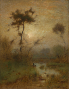 A Silver Morning by George Inness