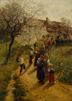 A spring day by Friedrich Kallmorgen