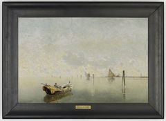 A Venetian Lagoon by Pietro Fragiacomo