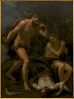 Adam and Eve Lamenting over the Body of Abel by Paolo de Matteis