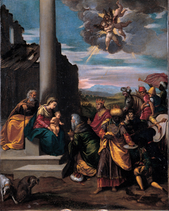 Adoration of the Magi by Scarsellino