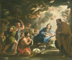 Adoration of the Shepherds by Luca Giordano
