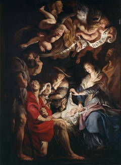 Adoration of the Shepherds by Peter Paul Rubens