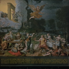 An Allegory of the Wise and the Foolish Virgins by Hans Eworth