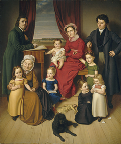 An Artist and His Family by Anonymous