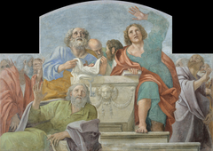 Apostles around the Empty Sepulchre by Annibale Carracci