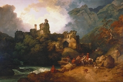 Banditti in a Landscape by Philip James de Loutherbourg
