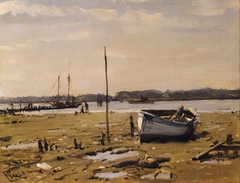 Boats at the Shore by Gilbert Gaul