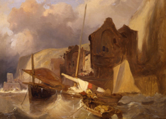 boats in the port by Wijnand Nuijen
