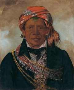 Bód-a-sin, Chief of the Tribe by George Catlin